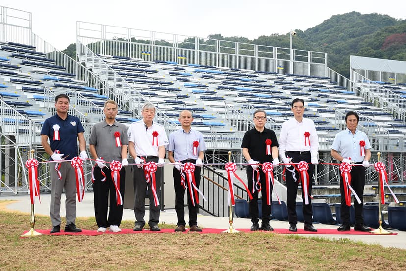 アシックス里山スタジアム増席工事完了・お披露目会実施のご報告